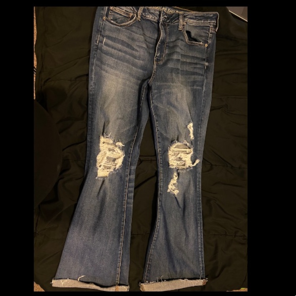 American eagle bootcut super stretch jeans